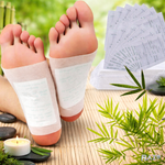 Set 10 pachete plasturi detox pentru picioare RAZO, Efect relaxant, Revitalizare, Utilizare nocturna, Somn odihnitor, 100 bucati