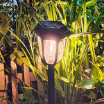 Set 4 lampi solare RAZO cu senzor de miscare, LED 1200lm, Rezistente la apa, 3 moduri iluminare, Exterior, 50x12x12 cm