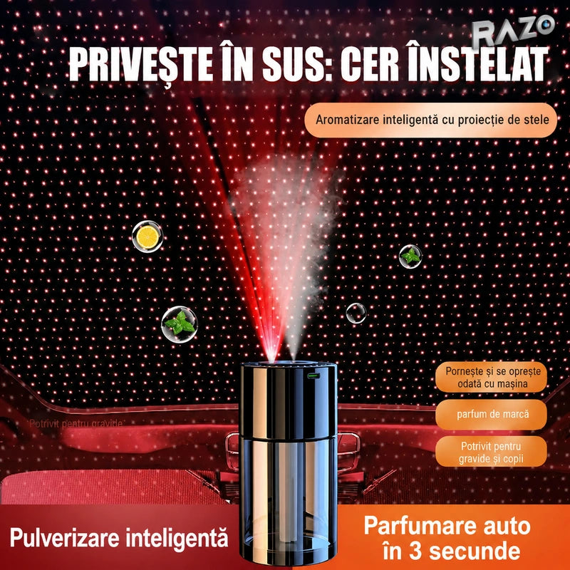 Difuzor inteligent de parfum cu senzor de vibrații și proiecție laser - imagine produs 5