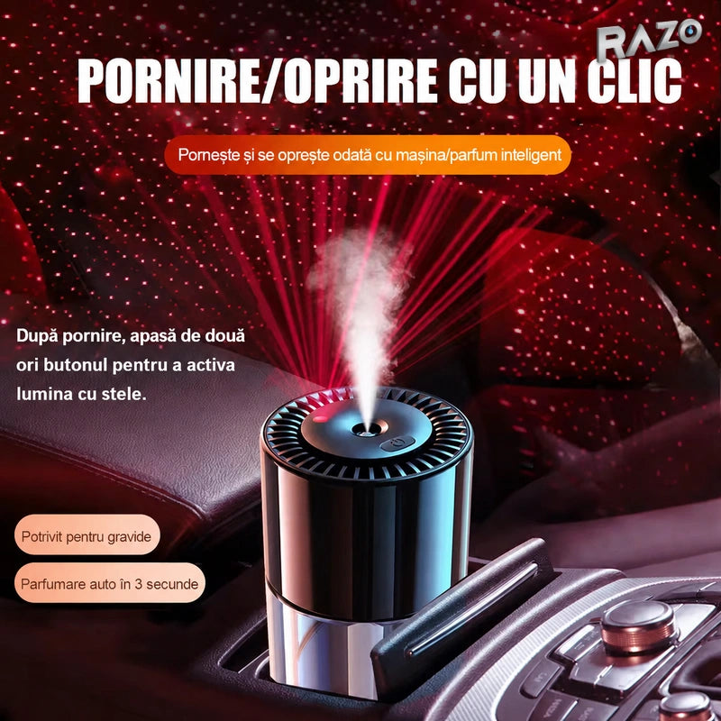 Difuzor inteligent de parfum cu senzor de vibrații și proiecție laser - imagine produs 8