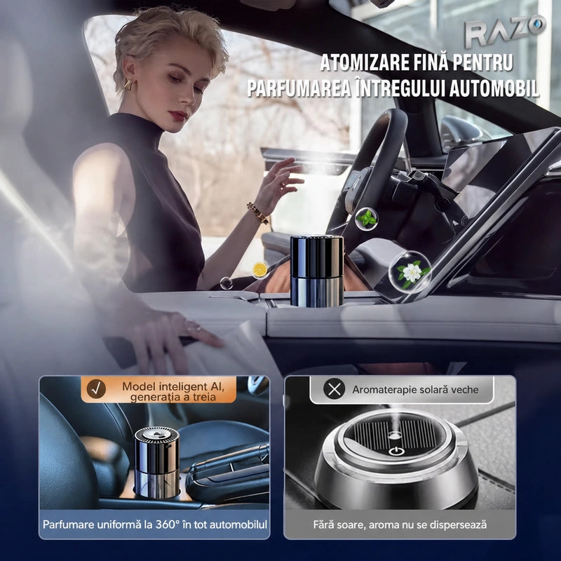Difuzor inteligent de parfum cu senzor de vibrații și proiecție laser - imagine produs 9