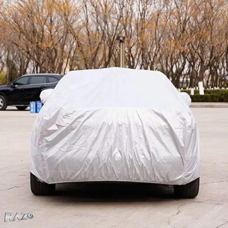 Husa auto RAZO, Marimea XXL, Impermeabila, Protectie completa impotriva prafului, ploii, zapezii, razelor UV, pentru exterior, interior