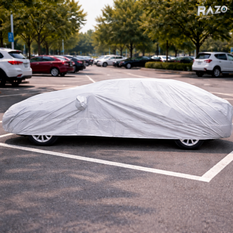 Husa auto RAZO, Marimea XL, Impermeabila, Protectie completa impotriva prafului, ploii, zapezii, razelor UV, pentru exterior, interior