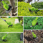 Motocoasa electrica cu 2 acumulatori RAZO, 48V, 4000 mAh, 18000 RPM, Tija telescopica, Multifunctionala, Autonomie extinsa, Wireless