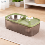 Dispenser automat apa animale 3L RAZO, Filtrare, Alimentare USB, Silentios, pentru pisici, caini, 11x31x17 cm, Verde