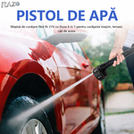 Pistol de spalat portabil cu presiune RAZO, Jet apa puternic, Functie spumare, Acumulatori reincarcabili, Multifunctional