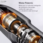Pistol de spalat portabil cu presiune 2 acumulatori RAZO, Jet apa puternic, Functie spumare, Acumulatori reincarcabili, Multifunctional