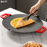 Plita japoneza electrica multifunctionala 1800W RAZO, Suprafata antiaderenta, Incalzire uniforma, Design compact, Usor de curatat, Manere laterale, Picioare anti alunecare, Ideala pentru uz zilnic