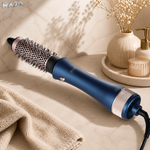 Perie electrica 3 in 1 pentru coafat parul 1200W RAZO, 3 accesorii, Uscare, indreptare si ondulare rapida, 3 trepte temperatura, 2 viteze, Protectie supraincalzire, Design ergonomic, Cablu rotativ 360