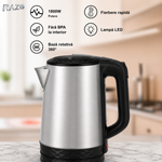 Fierbator electric 2L 1800W RAZO, Baza rotativa 360, Oprire automata, Fierbere rapida, Protectie functionare fara apa, Indicator nivel, Design modern