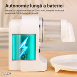 Zdrobitor gheata electric RAZO, Multifunctional pentru cocktailuri, bauturi reci, deserturi, racoritoare, Utilizare rapida, Alb
