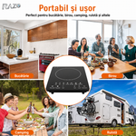 Plita electrica cu inductie 2200W RAZO, Control touch, Timer reglabil, Gatit rapid, Distributie uniforma a caldurii, Programe multipl, Protectie supraincalzire, Design compact