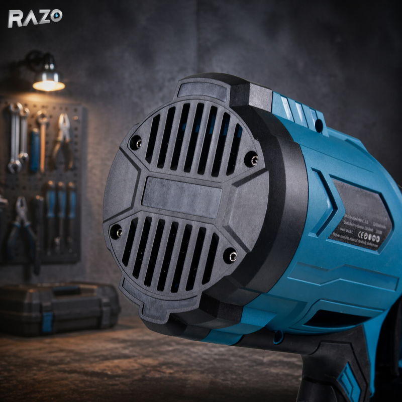 Pistol de vopsit electric portabil Li-Ion RAZO, Pulverizare reglabila, Rezervor vopsea inclus, Aplicare uniforma, Design ergonomic, Multifunctional