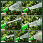 Furtun gradina extensibil 30 metri cu pistol pulverizare RAZO, Multifunctional, Extindere automata si contractare, Material rezistent flexibil, Usor de manevrat, Verde