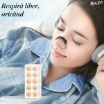 Set 3 pachete dilatator nazal anti-sforait RAZO, Respiratie imbunatatita, Reutilizabil, 45 bucati