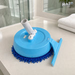 Perie electrică pentru geamuri XM98 cu mâner telescopic, alb și bleu - imagine produs 5