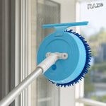 Perie electrică pentru geamuri XM98 cu mâner telescopic, alb și bleu - imagine produs 6
