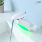 Baterie de lavoar cu iluminare LED ambientală și funcție pull-out - imagine produs 2