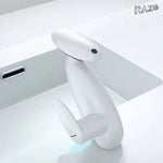 Baterie de lavoar cu iluminare LED ambientală și funcție pull-out - imagine produs 4