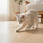 Jucărie laser tip zgardă pentru pisici, roz, model 92001 - imagine produs 3