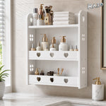Organizator de baie cu 3 polițe pentru cosmetice și accesorii RAZO - imagine produs 4