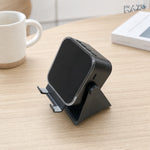 Suport RAZO pentru telefon cu boxă Bluetooth, reglabil, 15 × 13 × 10 cm, negru - imagine produs 4
