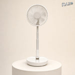 Ventilator pliabil și extensibil F9 cu acumulator, 30–60 cm, alb - imagine produs 1