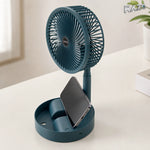 Ventilator de birou portabil USB, verde - imagine produs 1