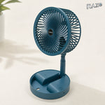 Ventilator de birou portabil USB, verde - imagine produs 2