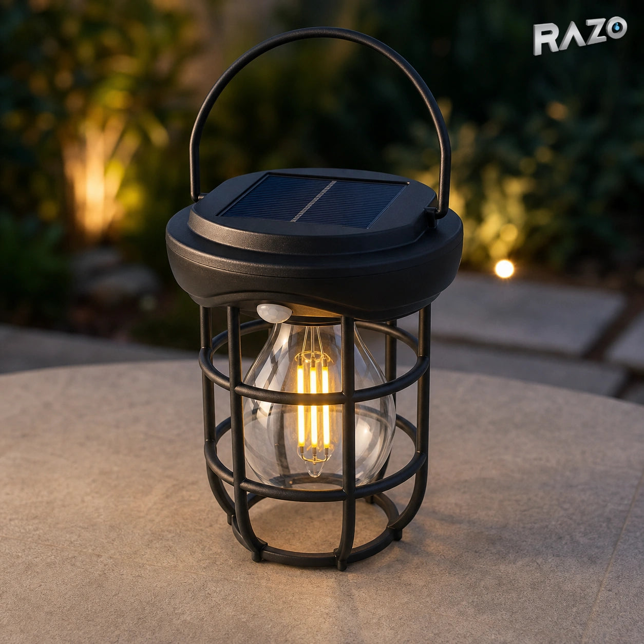 Felinar solar cu senzor de mișcare RAZO CL-T66, 3 moduri de iluminare - imagine produs 1