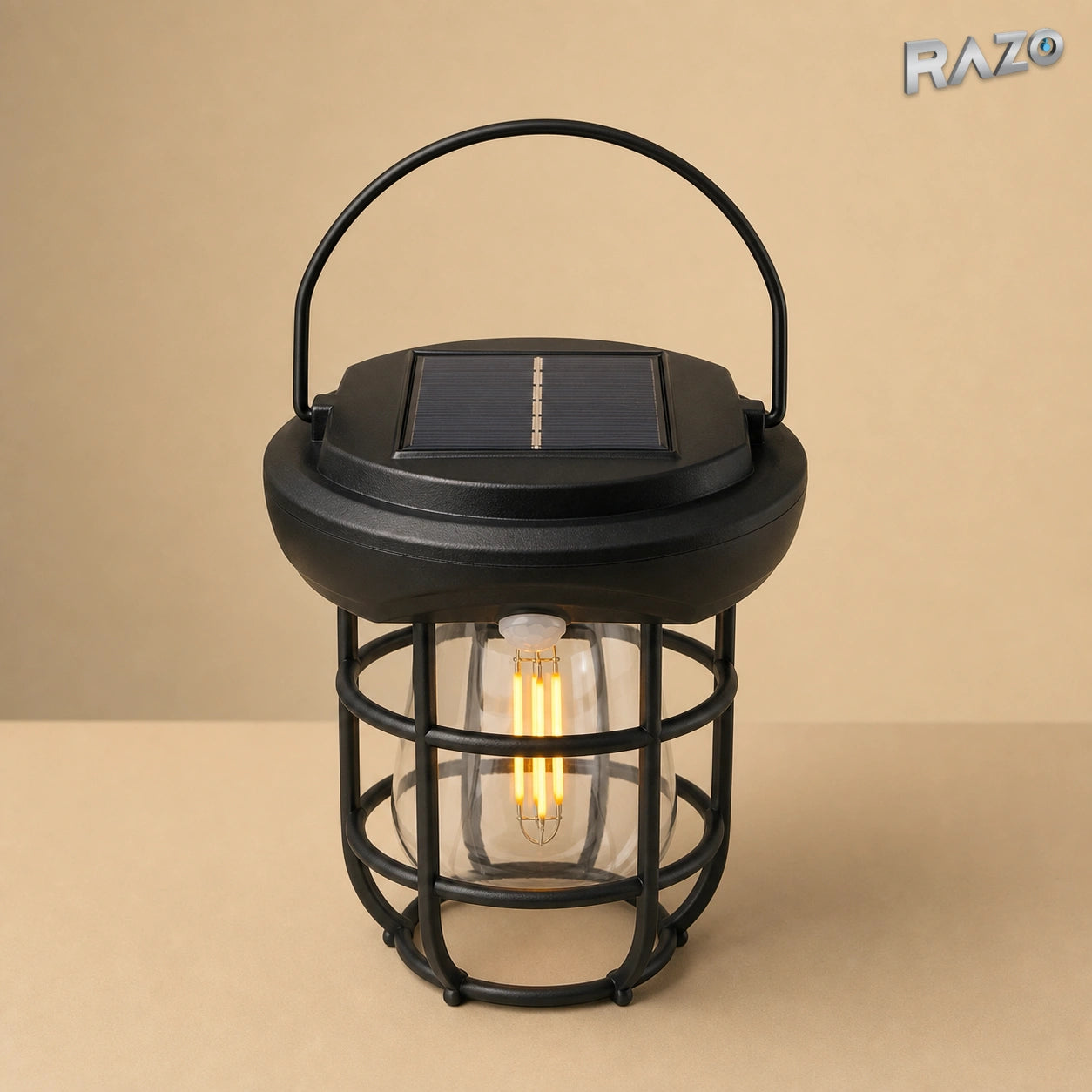 Felinar solar cu senzor de mișcare RAZO CL-T66, 3 moduri de iluminare - imagine produs 2