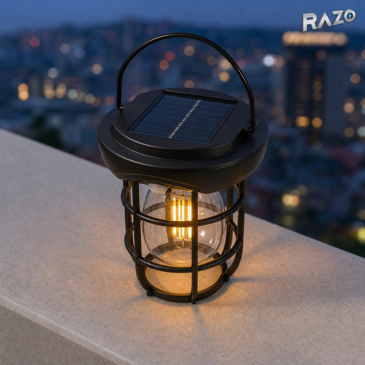Felinar solar cu senzor de mișcare RAZO CL-T66, 3 moduri de iluminare - imagine produs 3