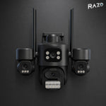 Cameră de supraveghere Wi-Fi RAZO F1, 3MP, iCSee, neagră - imagine produs 4