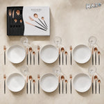Set de tacâmuri MALOOKI Luxury Collection, 24 de piese din inox - imagine produs 1