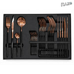 Set de tacâmuri MALOOKI Luxury Collection, 24 de piese din inox - imagine produs 4