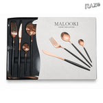 Set de tacâmuri MALOOKI Luxury Collection, 24 de piese din inox - imagine produs 5