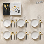 Set de tacâmuri MALOOKI Luxury Collection, 24 de piese din inox - imagine produs 1