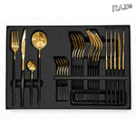 Set de tacâmuri MALOOKI Luxury Collection, 24 de piese din inox - imagine produs 4