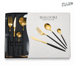 Set de tacâmuri MALOOKI Luxury Collection, 24 de piese din inox - imagine produs 5