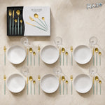 Set de tacâmuri MALOOKI Luxury Collection, 24 de piese din inox - imagine produs 1