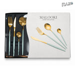 Set de tacâmuri MALOOKI Luxury Collection, 24 de piese din inox - imagine produs 5