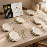 Set de tacâmuri MALOOKI Luxury Collection, 24 de piese din inox - imagine produs 4