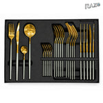Set de tacâmuri MALOOKI Luxury Collection, 24 de piese din inox - imagine produs 6