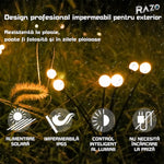 Lampă solară decorativă tip licurici cu efect starburst - imagine produs 2