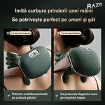 Aparat de masaj pentru gât și umeri cu frământare, încălzire și 2000 mAh - imagine produs 3