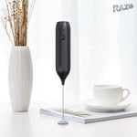 Spumator electric de lapte reîncărcabil KJBQ-7, ABS, negru - imagine produs 3