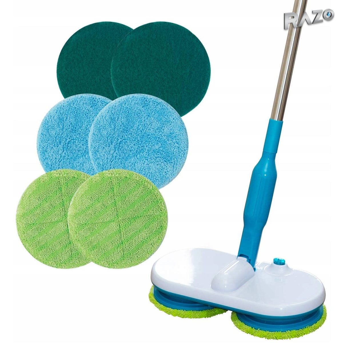 Mop electric rotativ Floating Mop cu 6 lavete - imagine produs 1
