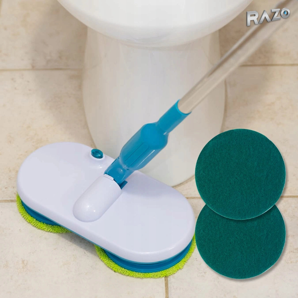 Mop electric rotativ Floating Mop cu 6 lavete - imagine produs 4
