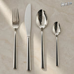 Set 24 tacâmuri MALOOKI MK-340, inox 18/10, argintii - imagine produs 2
