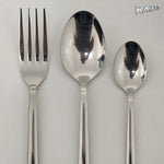 Set 24 tacâmuri MALOOKI MK-340, inox 18/10, argintii - imagine produs 3
